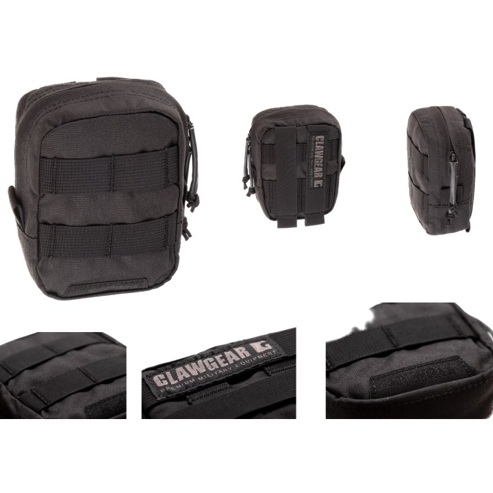SMALL VERTICAL UTILITY POUCH CORE Black