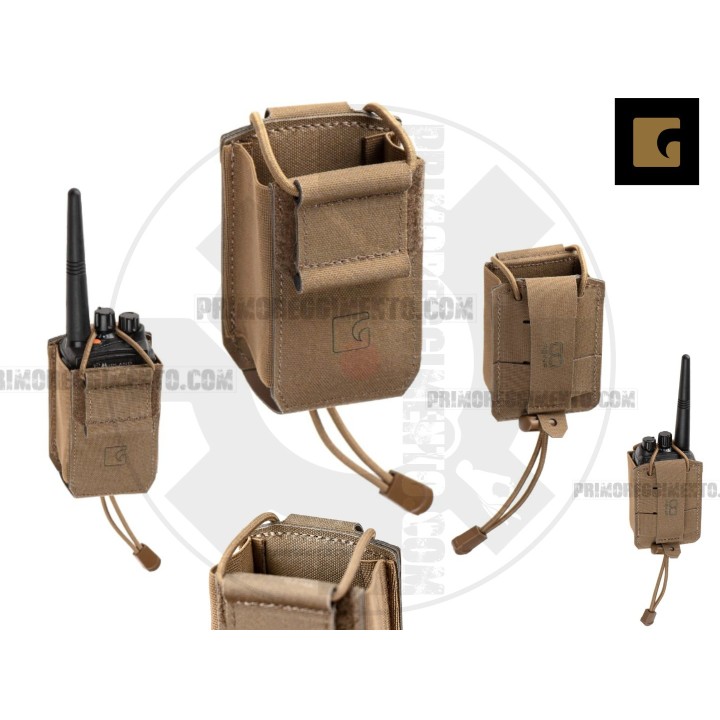 SMALL RADIO POUCH Laser Cut Coyote