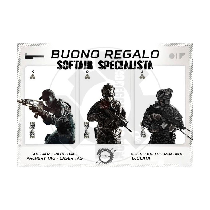 Buono regalo "Softair Specialista" by Fiamma Tactical Games