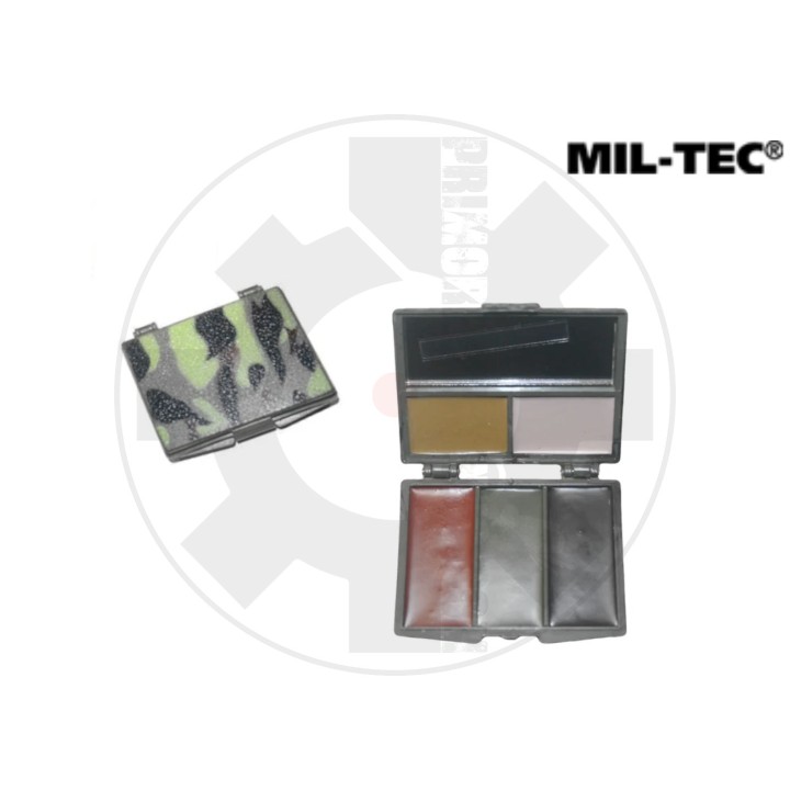 W/L CAMO 5 COL.FACE PAINT SET W. MIRROR