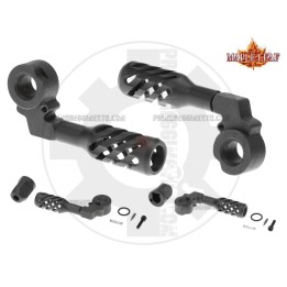 VSR-10 Twisted Hollow Bolt Handle With End Cap for Right Hand