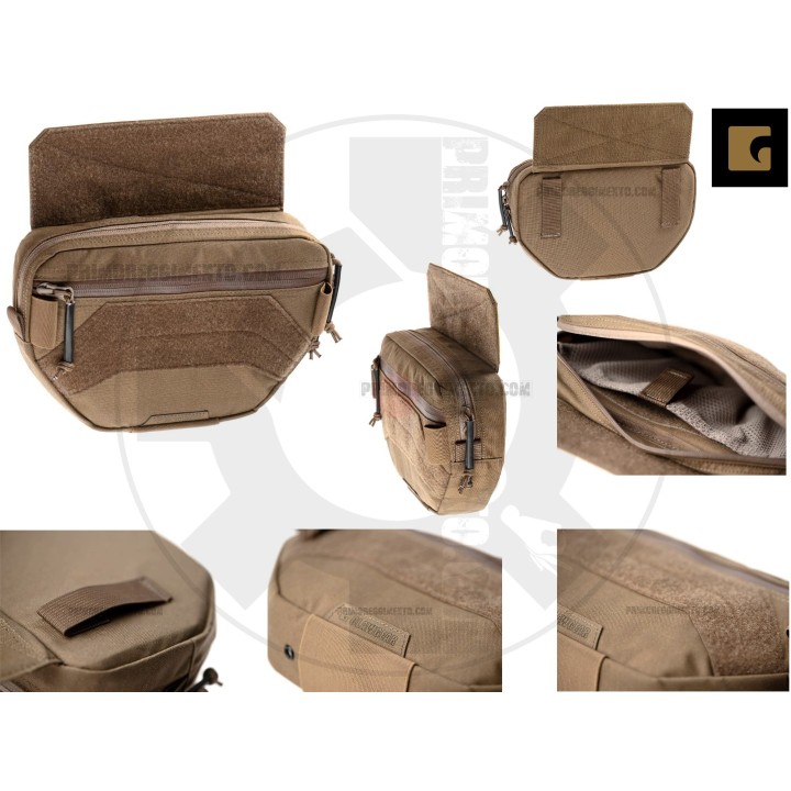 Drop Down Velcro Utility Pouch Coyote