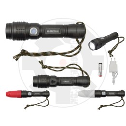 Torcia 300Lumens con ricarica USB