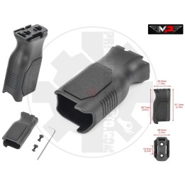 VERTICAL GRIP FOR M-LOK/KEYMOD SYSTEMS BLACK