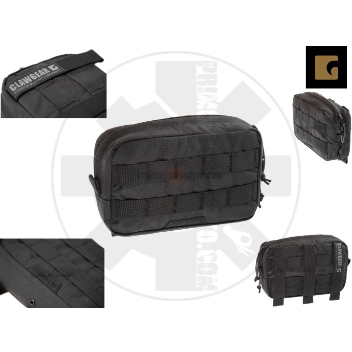 Medium Horizontal Utility Pouch Core-  Black