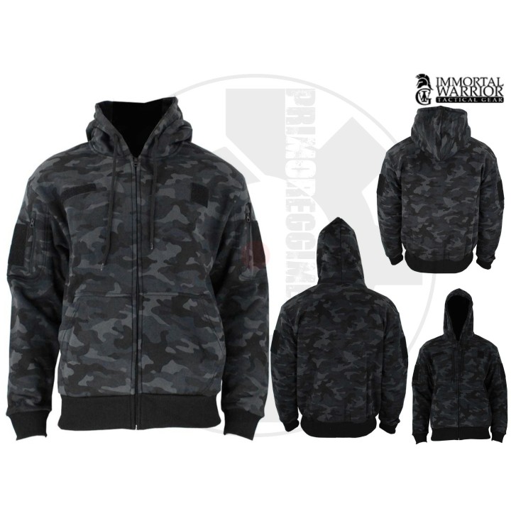 Tactical hoodie Multicam Black