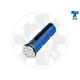 Pistone SHS 14,5 con cremagliera in acciaio e testa in alluminio