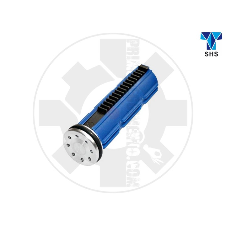 Pistone SHS 14,5 con cremagliera in acciaio e testa in alluminio
