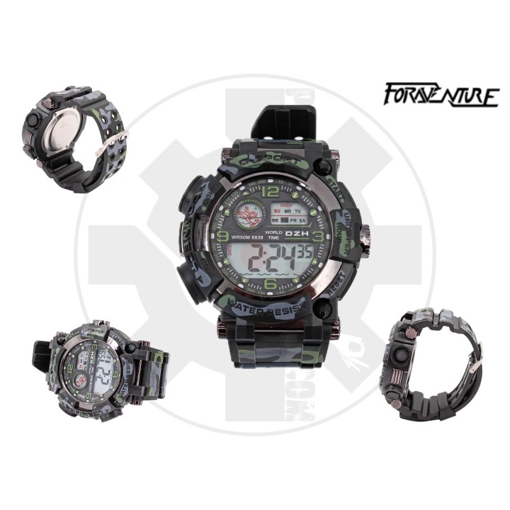 Orologio digitale DZH Frog multifunzione