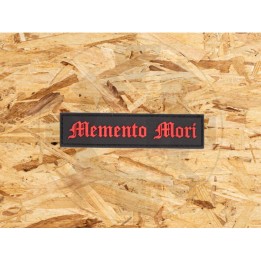 Memento mori patch Black/Red