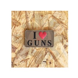 I Love Guns - patch