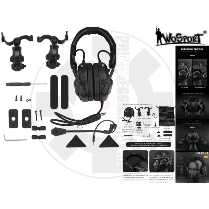 KIT Gen 5 Noise Reduction&Sound Pickup Headset (With adapter)