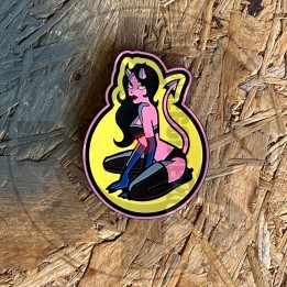 Devil pin-up - patch