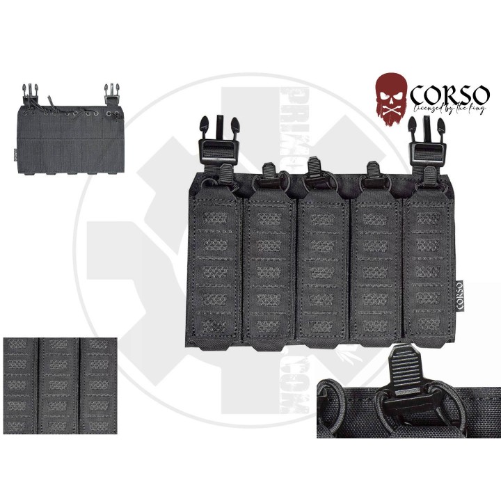 MP7 / MP5 Front panel Corso - Black