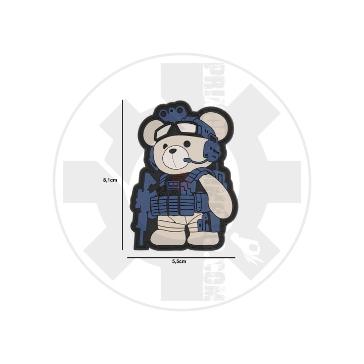 Tactical teddy Grey - patch