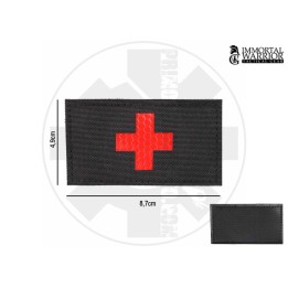 Red cross - Reflective patchBlack - Red
