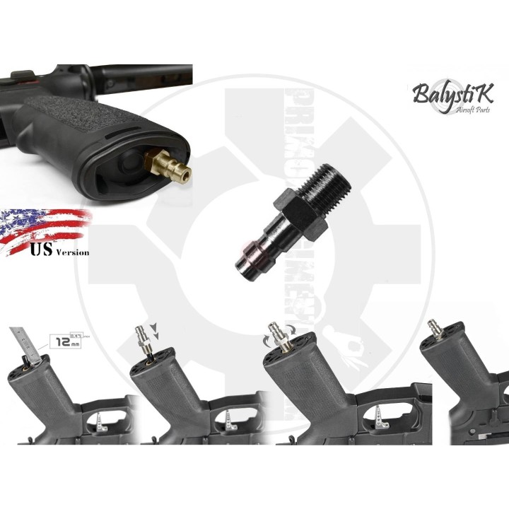 Grip adapter EasyConnect fitting Male US