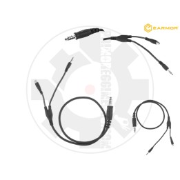 Y-Shaped Cable 3.5mm Jack / 2.5mm Female Jack / U-174 Male Jack for M31 Plus