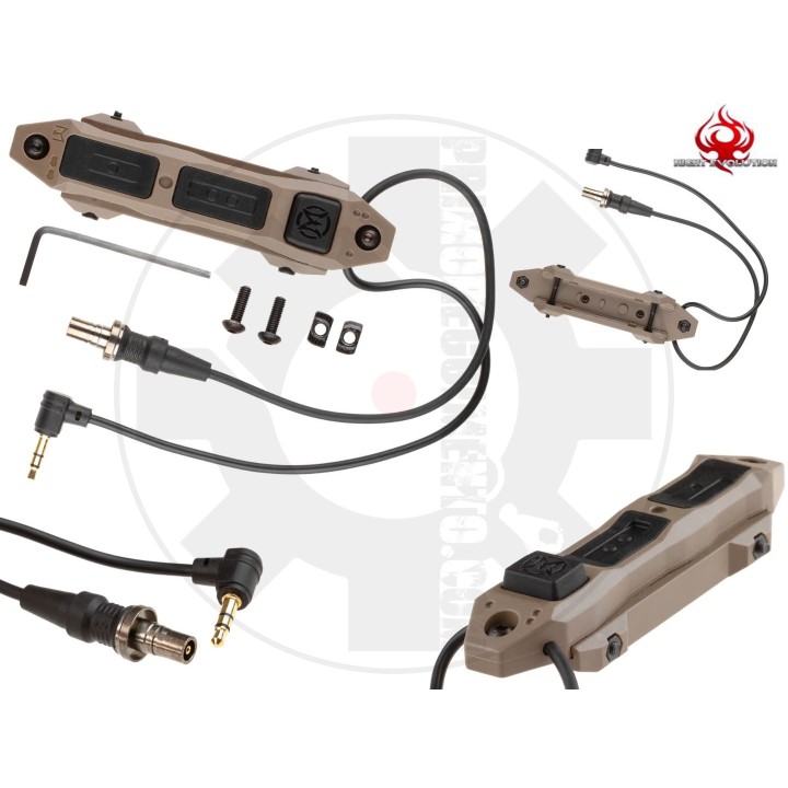 Tactical Augmented Dual Function Tape Switch with Lock SF ML & 3.5mm Dark Earth