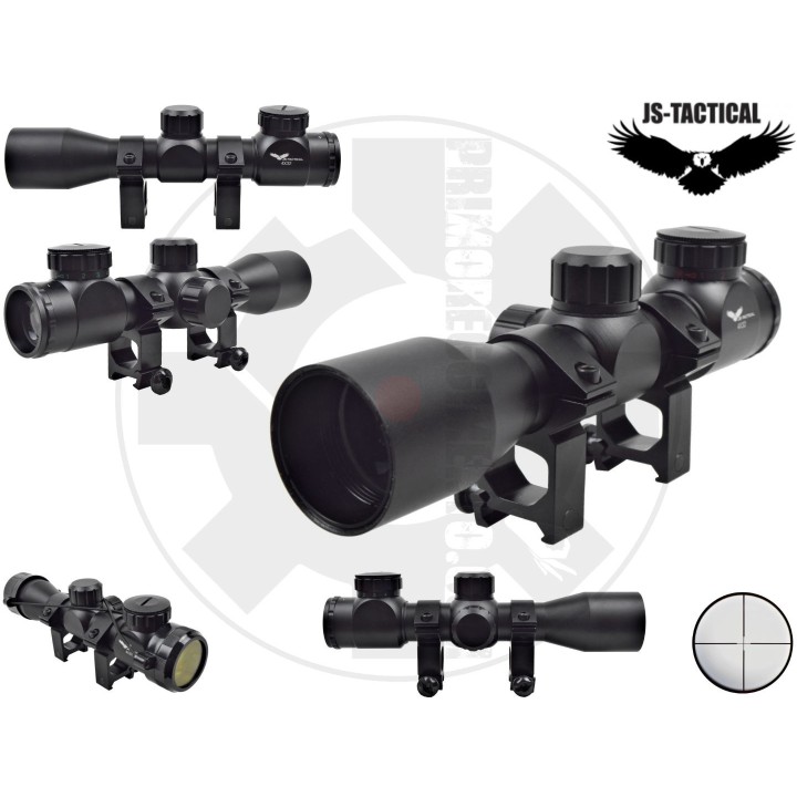 Ottica 4x32E illuminata Js Tactical