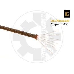paracord Coyote Type III 550 - vendita al metro