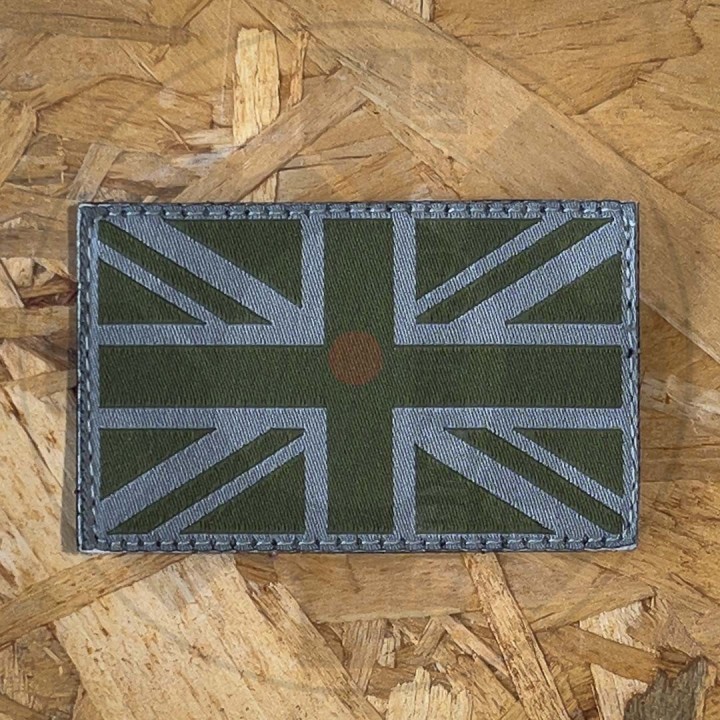 Uk Flag Subdued Green - Patch