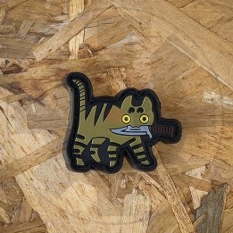 Knife Cat Small Senape - Patch