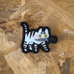Knife Cat Small White - Patch