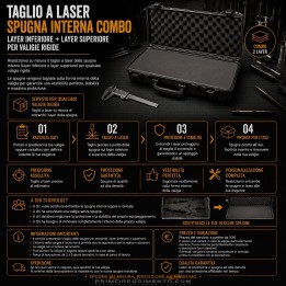 Taglio laser spugne interne Combo