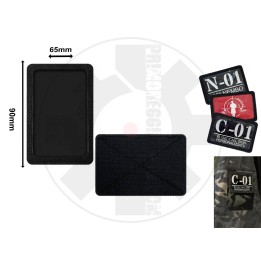 ID Patch Holder – Porta Badge Velcrato Nero