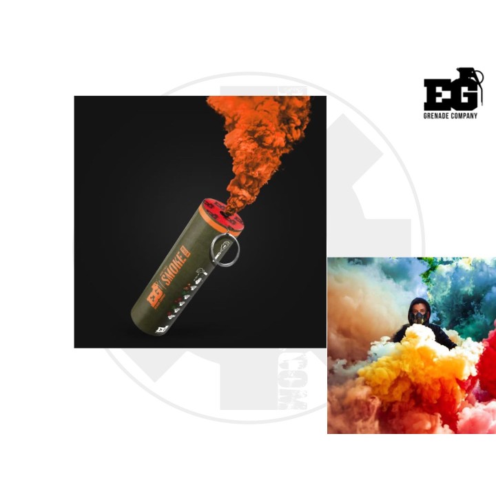 Orange Wire Pull Smoke Grenade WP40 D ( Fumogeno Arancione )