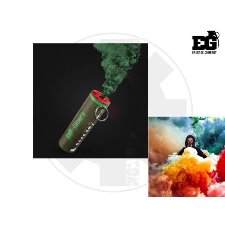 Green Wire Pull Smoke Grenade WP40 D ( Fumogeno Verde )