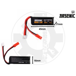 LiPo 7.4 350 25/50C JST x HPA