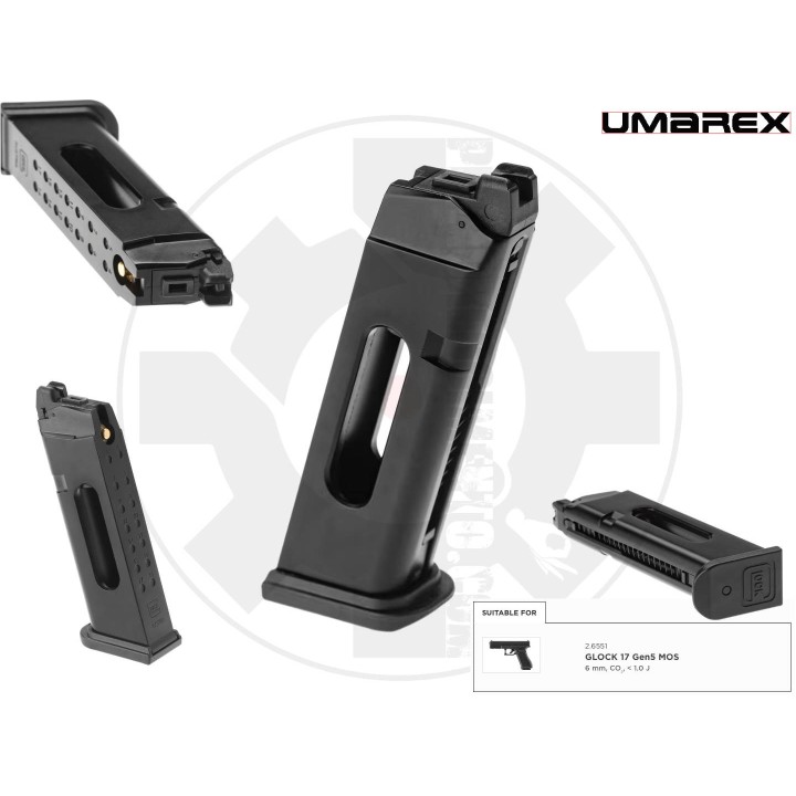 Magazine for Glock 17 Gen 5 MOS 18rds Co2