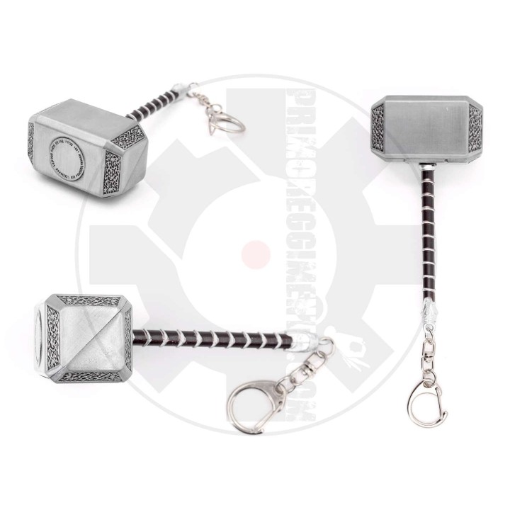 Mjolnir Metal Keychain