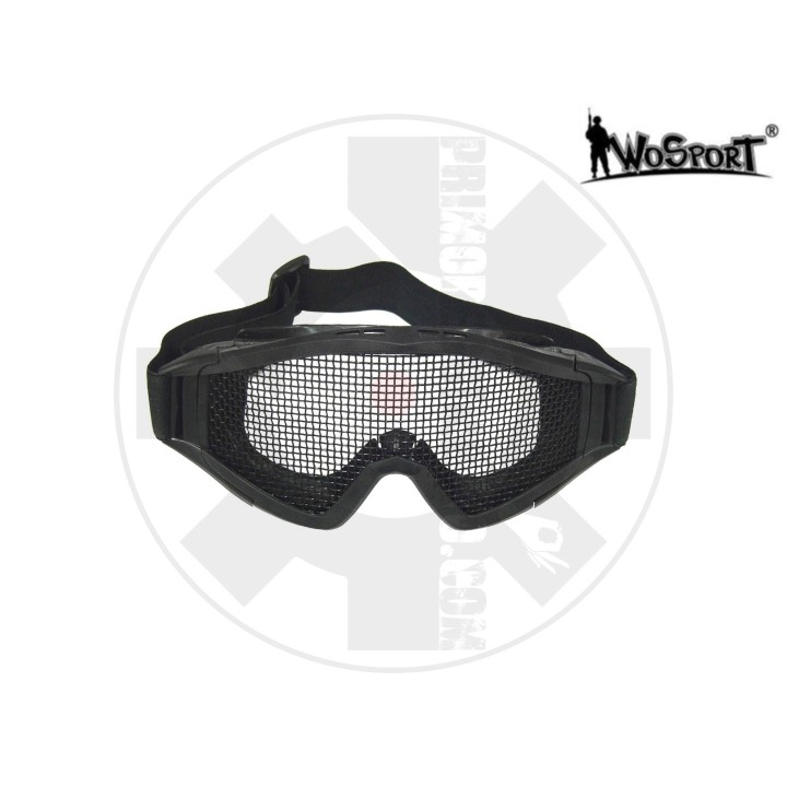 Maschera a rete larga - nera