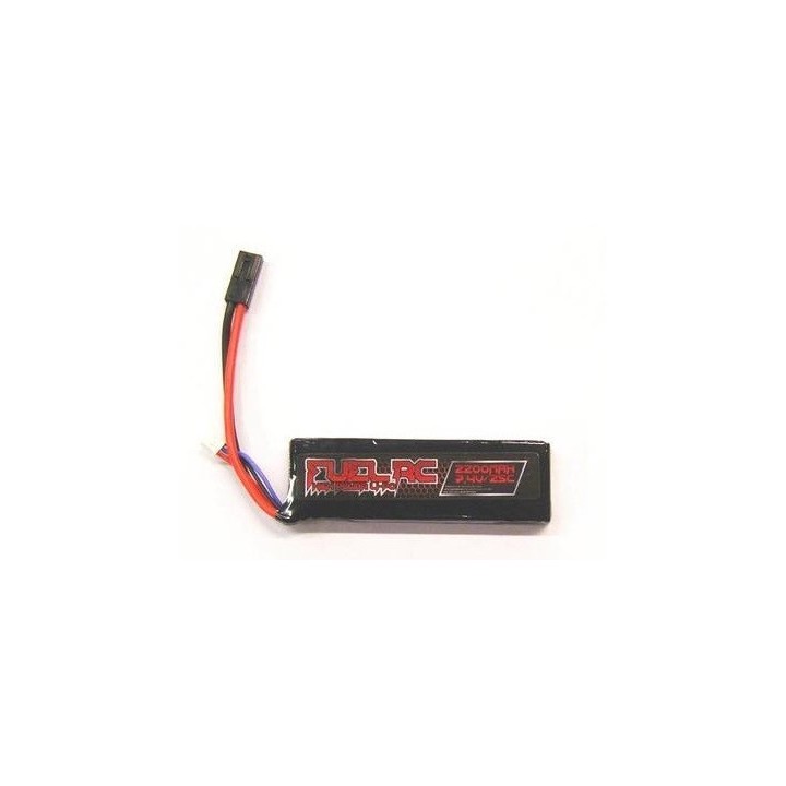 LiPo 7,4V 2200mAh 25C – Brick – Mini Tamiya