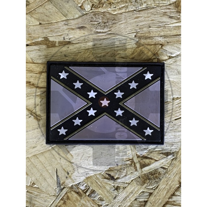 South Flag Black/Tan Patch