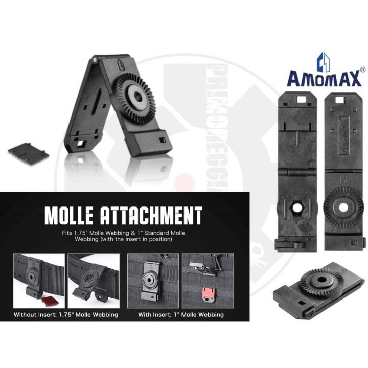 Slim MOLLE mount | AM-MA02