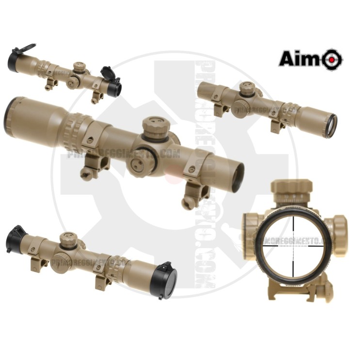 Short Dot 1-4x24 SE TAN - AIM-O