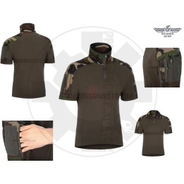 Combat shirt short sleeve - woodland