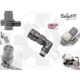 Rotating Elbow coupler with 1/8 NPT male thread - US