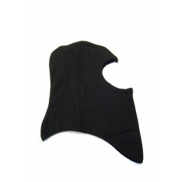 Passamontagna 1 buco in cotone Nero