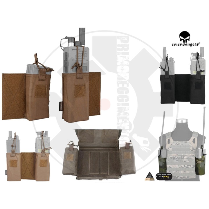 JPC MBITR / MAG velcro pouch set - COYOTE BROWN