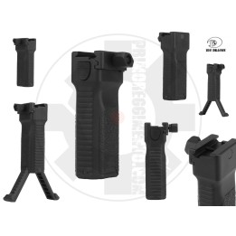 Grip con bipiede estensibile Nera