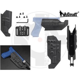 Lightweight Kydex Tactical Holster Black (TYPE-1 X300)