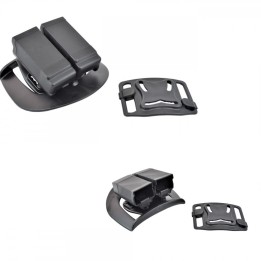 Porta caricatori 9mm rigida nera