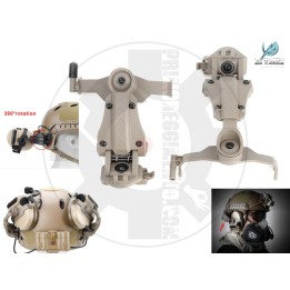 ID102 Headset comtac rail adapter TAN