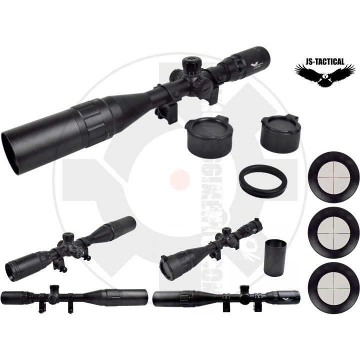 Ottica 4-16x44 con reticolo illuminato