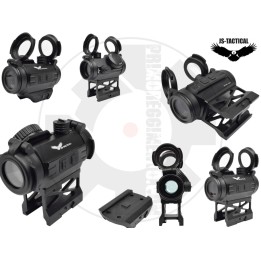 RED DOT SIGHT CON RIALZO 1" NERO - mod1